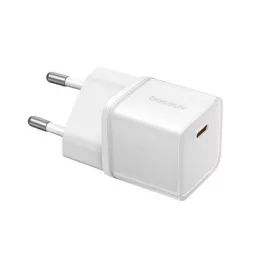   BASEUS GaN5S hálózati töltő Type-C aljzat (20W, PD gyorstöltő 3.0, GaN5S) FEHÉR