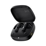 BASEUS BOWIE E20 bluetooth fülhallgató SZTEREO (v5.3, TWS, mikrofon, zajszűrő, IPX5 + töltőtok) FEKETE