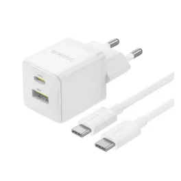   BASEUS PALM hálózati töltő USB+Type-C aljzat (30W, PD gyorstöltő 3.0 + Type-C kábel) FEHÉR
