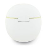 GUESS GOLD LINE TRIANGLE bluetooth fülhallgató SZTEREO (v6.0, TWS, mikrofon, IPX5 vízálló + töltőtok) FEHÉR