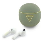 GUESS GOLD LINE TRIANGLE bluetooth fülhallgató SZTEREO (v6.0, TWS, mikrofon, IPX5 vízálló + töltőtok) KHAKI