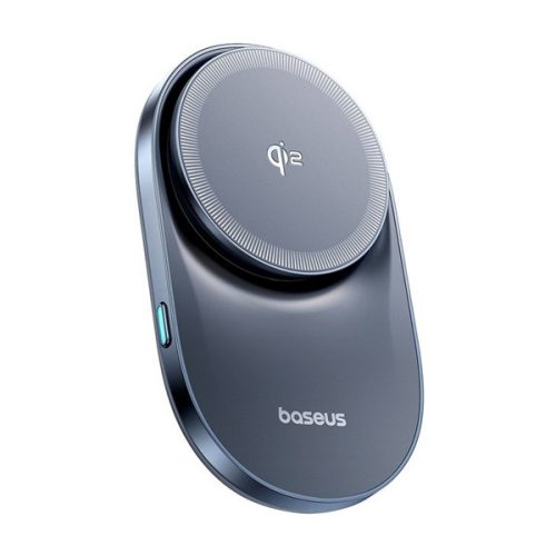 BASEUS PRIMETRIP VC1 PRO autós tartó (szellőzőre, mágneses, wireless, 15W, gyorstöltés, 360°, Qi2) FEKETE