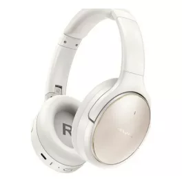   AWEI AT20 bluetooth fejhallgató SZTEREO (v6.0, mikrofon, aktív zajszűrő, összehajtható) FEHÉR