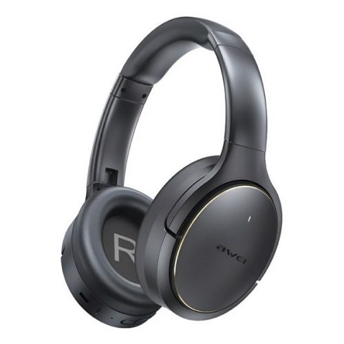 AWEI AT20 bluetooth fejhallgató SZTEREO (v6.0, mikrofon, aktív zajszűrő, összehajtható) FEKETE