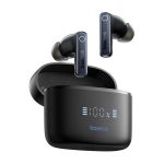 BASEUS BOWIE E30 bluetooth fülhallgató SZTEREO (v5.3, TWS, mikrofon, zajszűrő, IPX5, LED kijelző + töltőtok) FEKETE