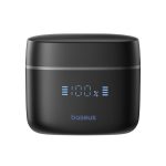 BASEUS BOWIE E30 bluetooth fülhallgató SZTEREO (v5.3, TWS, mikrofon, zajszűrő, IPX5, LED kijelző + töltőtok) FEKETE