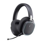 BASEUS AEQUR GH02 bluetooth fejhallgató SZTEREO (v5.3, TWS, mikrofon, multipoint + Type-C tápkábel) FEKETE