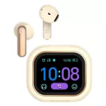 HONOR CHOICE CUBUDS bluetooth fülhallgató SZTEREO (v6.0, TWS, mikrofon, aktív zajszűrő, LED kijelző + töltőtok) KHAKI