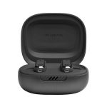 JBL LIVE FLEX bluetooth fülhallgató SZTEREO (v5.3, TWS, mikrofon, aktív zajszűrő, IPX2 + töltőtok) FEKETE