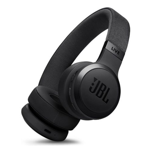 JBL TUNE 680NC bluetooth fejhallgató SZTEREO (v6, mikrofon, aktív zajszűrő, multipoint, összehajtható + kábel) FEKETE