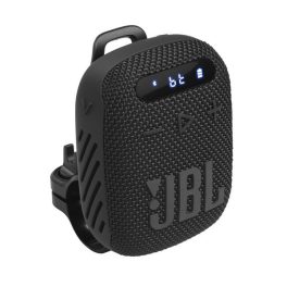   JBL WIND 3 bluetooth kerékpáros hangszóró (v5.0, 1050mAh belső akku, 5W, IP67 vízálló, kormányra rögzíthető) FEKETE