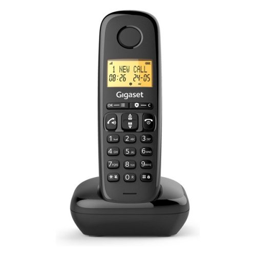 GIGASET BASIC 100A telefon készülék (vezeték nélküli, DECT) FEKETE