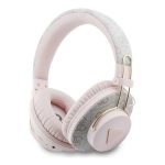 GUESS TRIANGLE LOGO BLUETOOTH ENC bluetooth fejhallgató SZTEREO (v5.4, mikrofon, zajszűrő, IPX4 vízálló) RÓZSASZÍN