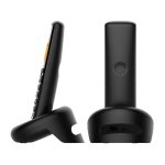 ALCATEL E260 telefon készülék (vezeték nélküli, kijelző, DECT) FEKETE