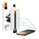 SPIGEN GLASS TR EZ FIT PRO képernyővédő üveg 2db (2.5D, tükröződésmentes, 0.2mm, 9H + segédkeret) ÁTLÁTSZÓ