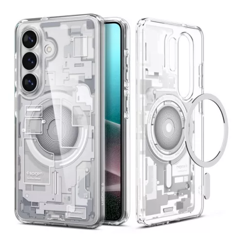 SPIGEN ULTRA HYBRID ZERO ONE műanyag telefonvédő (ütésállóság, légpárnás keret, MagSafe) FEHÉR