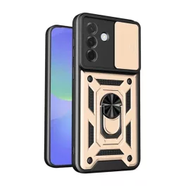   Defender szilikon telefonvédő (ütésállóság, tartógyűrű, kameravédő) ARANY