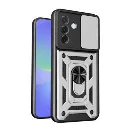   Defender szilikon telefonvédő (ütésállóság, tartógyűrű, kameravédő) EZÜST