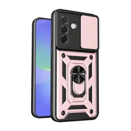   Defender szilikon telefonvédő (ütésállóság, tartógyűrű, kameravédő) ROZÉARANY
