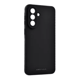   ROAR LUNA szilikon telefonvédő (ultravékony, matt, kameravédő, wireless) FEKETE