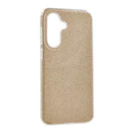   Szilikon telefonvédő (műanyag belső, csillogó hátlap) ARANY