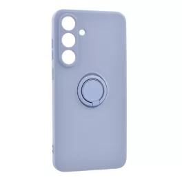   Szilikon telefonvédő (tartógyűrű, mikrofiber plüss belső, mágneses, kameravédő) LILA