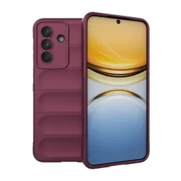   Szilikon telefonvédő (ütésállóság, kameravédő, 3D) BORDÓ