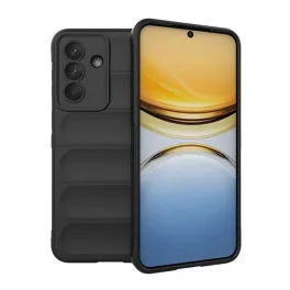   Szilikon telefonvédő (ütésállóság, kameravédő, 3D) FEKETE