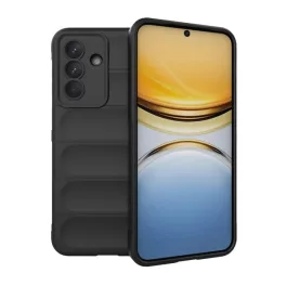   Szilikon telefonvédő (ütésállóság, kameravédő, 3D) FEKETE