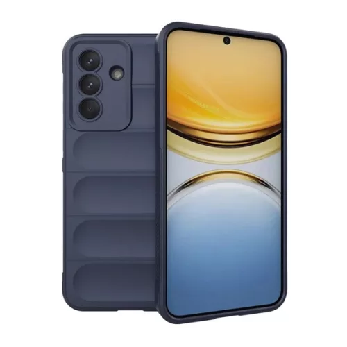 Szilikon telefonvédő (ütésállóság, kameravédő, 3D) SÖTÉTKÉK