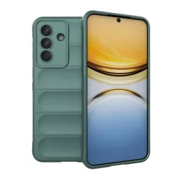   Szilikon telefonvédő (ütésállóság, kameravédő, 3D) SÖTÉTZÖLD
