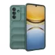 Szilikon telefonvédő (ütésállóság, kameravédő, 3D) SÖTÉTZÖLD