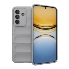   Szilikon telefonvédő (ütésállóság, kameravédő, 3D) VILÁGOSSZÜRKE