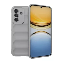   Szilikon telefonvédő (ütésállóság, kameravédő, 3D) VILÁGOSSZÜRKE