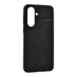   Szilikon telefonvédő (ütésállóság, légpárnás sarok, karbon minta) FEKETE