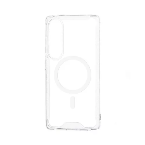 Szilikon telefonvédő (ütésállóság, MagSafe) ÁTLÁTSZÓ