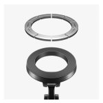 SPIGEN MFT36 autós tartó (szellőzőre, műszerfalra, tapadókorongos, 360°, mágneses) FEKETE