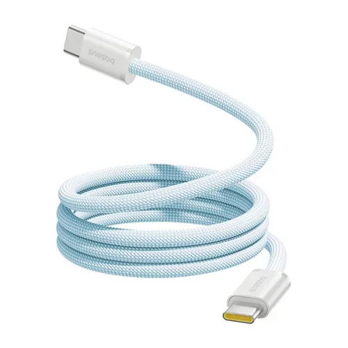 BASEUS DYNAMIC 4 PRO adatkábel (Type-C - Type-C, 100W, PD gyorstöltő, 100cm) VILÁGOSKÉK