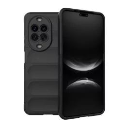   Szilikon telefonvédő (ütésállóság, kameravédő, 3D) FEKETE