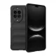 Szilikon telefonvédő (ütésállóság, kameravédő, 3D) FEKETE