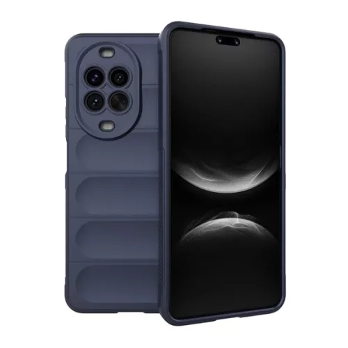 Szilikon telefonvédő (ütésállóság, kameravédő, 3D) SÖTÉTKÉK