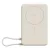 XIAOMI vésztöltő Type-C aljzat (10000mAh, 33W, gyorstöltő, wireless, mágneses, kitámasztó, LED jelzés) BÉZS
