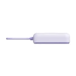 XIAOMI vésztöltő Type-C aljzat (10000mAh, 33W, gyorstöltő, wireless, mágneses, kitámasztó, LED jelzés) LILA