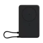 XIAOMI vésztöltő Type-C aljzat (10000mAh, 33W, gyorstöltő, wireless, mágneses, kitámasztó, LED jelzés) SÖTÉTSZÜRKE