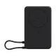 XIAOMI vésztöltő Type-C aljzat (10000mAh, 33W, gyorstöltő, wireless, mágneses, kitámasztó, LED jelzés) SÖTÉTSZÜRKE