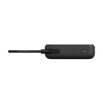 XIAOMI vésztöltő Type-C aljzat (10000mAh, 33W, gyorstöltő, wireless, mágneses, kitámasztó, LED jelzés) SÖTÉTSZÜRKE