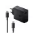 CMF BY NOTHING hálózati töltő USB+2 Type-C aljzat (100W, GaN, PD gyorstöltő + Type-C kábel) SÖTÉTSZÜRKE