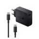 CMF BY NOTHING hálózati töltő USB+2 Type-C aljzat (100W, GaN, PD gyorstöltő + Type-C kábel) SÖTÉTSZÜRKE
