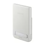 SAMSUNG vésztöltő Type-C aljzat (5000mAh, 25W, PD gyorstöltő, LED jelzés, Qi2, kitámasztó) SZÜRKE