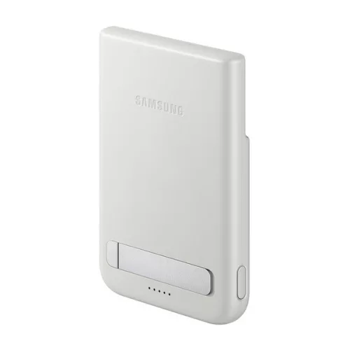 SAMSUNG vésztöltő Type-C aljzat (5000mAh, 25W, PD gyorstöltő, LED jelzés, Qi2, kitámasztó) SZÜRKE